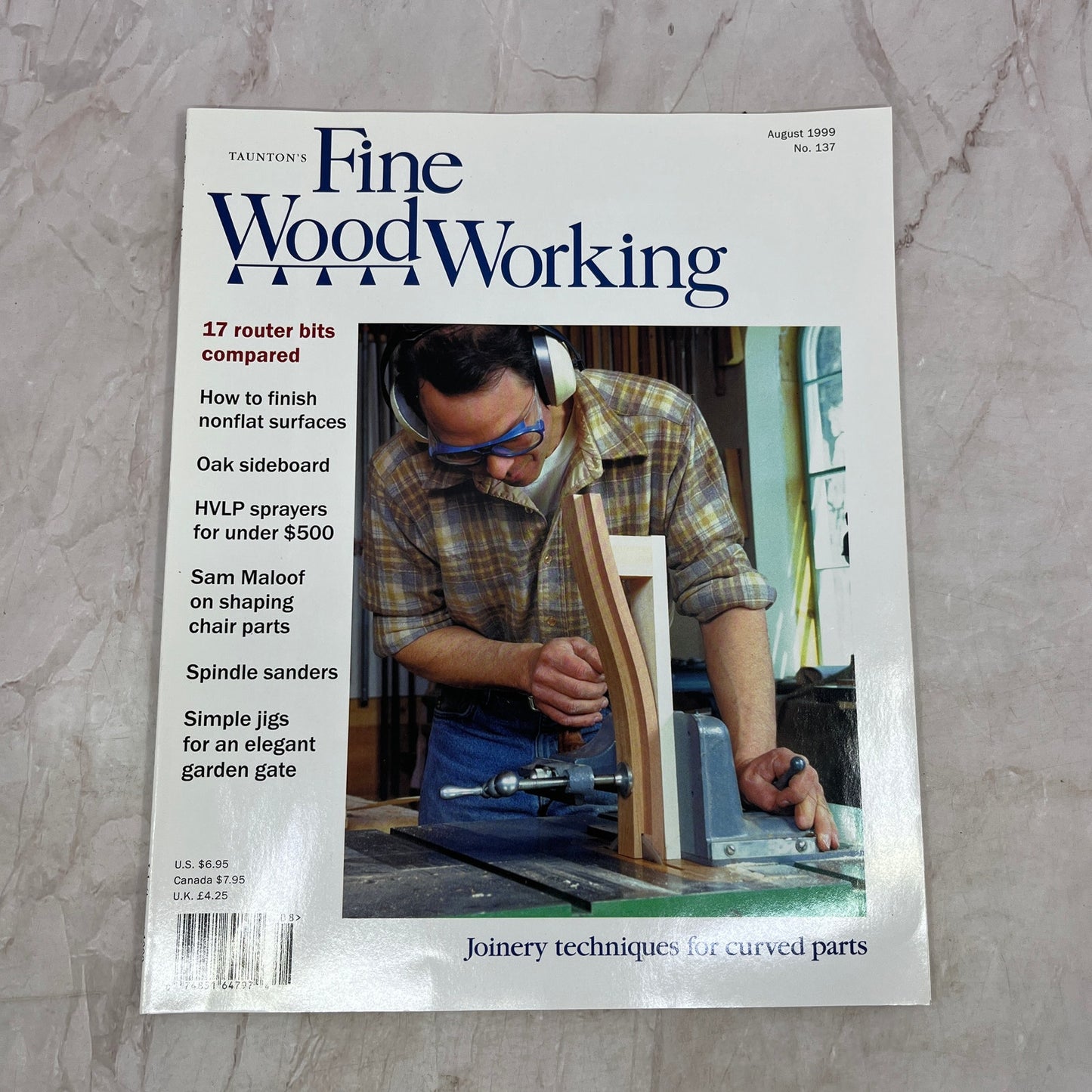 Joinery Technique for Curved Parts Aug 1999 No 137 Fine Woodworking Magazine M33