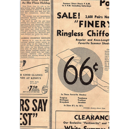 San Diego Fair "Days of Saladin" Jay Smith Maxine Taylor 1935 Newspaper Ad V1-9