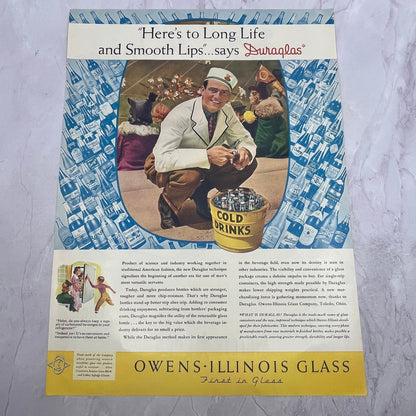 Duraglas - Owens-Illinois Glass Company Toledo Ohio 1940 Ad V14-8