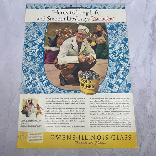 Duraglas - Owens-Illinois Glass Company Toledo Ohio 1940 Ad V14-8