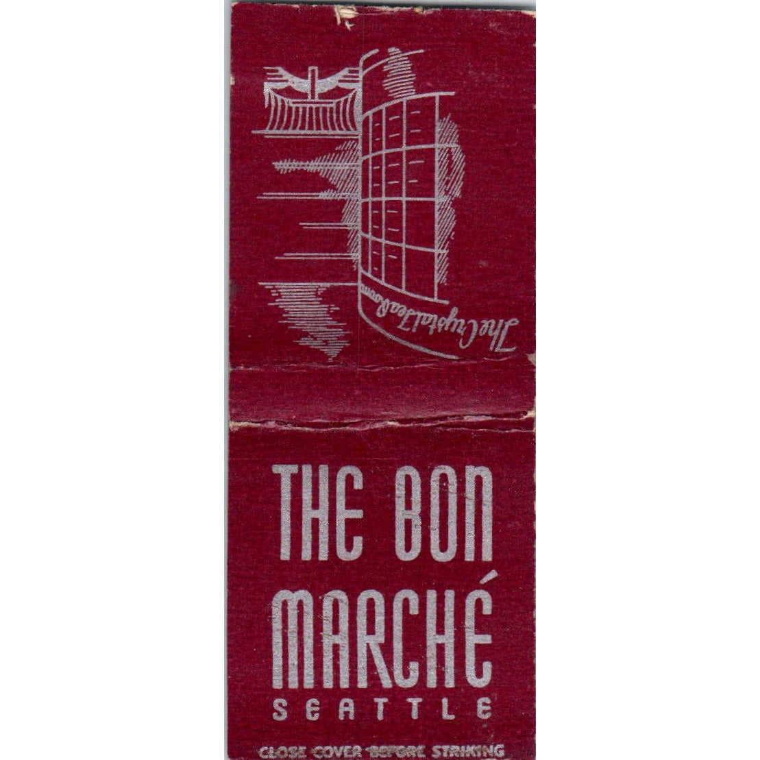 The Bon Marché Seattle WA Vintage Matchbook Cover SD2-Y13