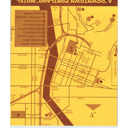 Saharan Fourth Avenue Motel Clair Mary d'Autremont Portland Business Card SE3-B1