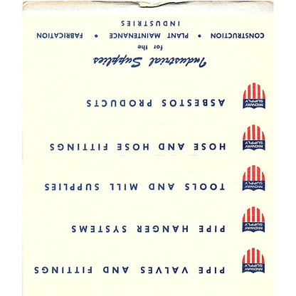 Midway Supply Inc John Muenich Houston Texas Vintage Business Card SB4-B11