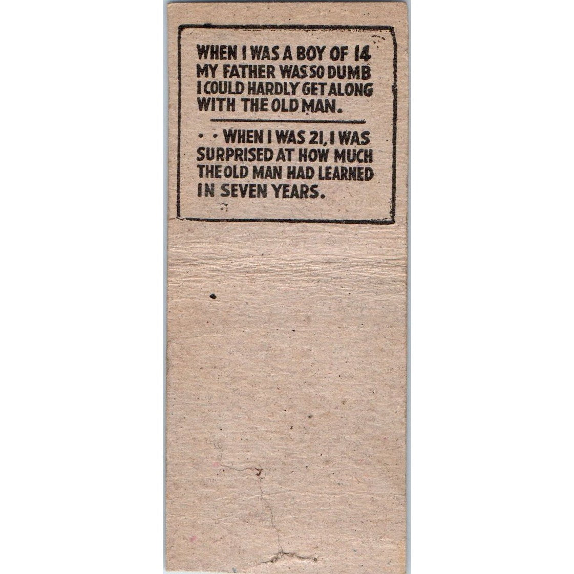 Rodney Lee's Old Time Tavern Marshfield WI Vintage Matchbook Cover SD2-Y15