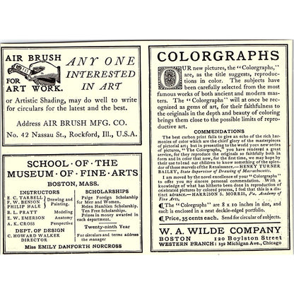 Whitman's Chocolates 1316 Chestnut Street Philadelphia - 1904 Ad AF4-6