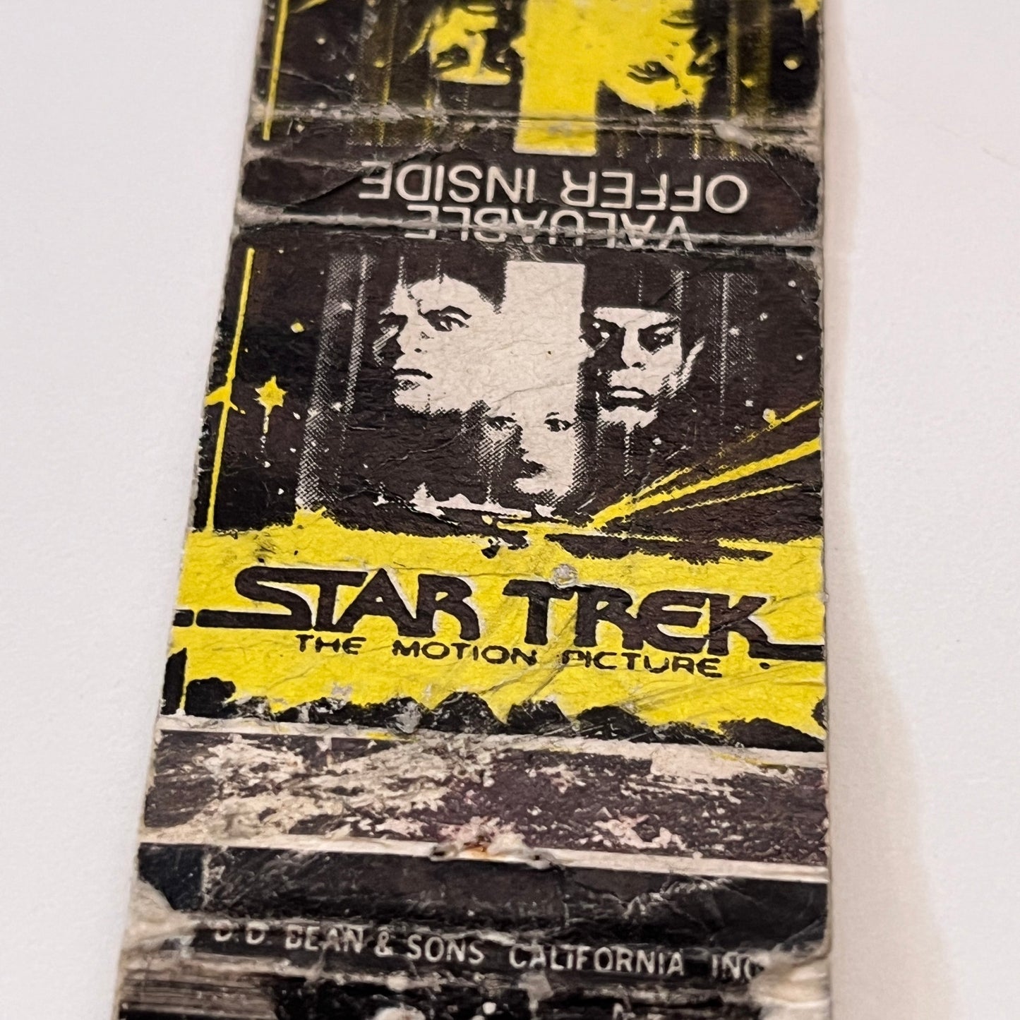 Star Trek The Motion Picture Souvenir Vintage Matchbook Cover TB6-MB1-15