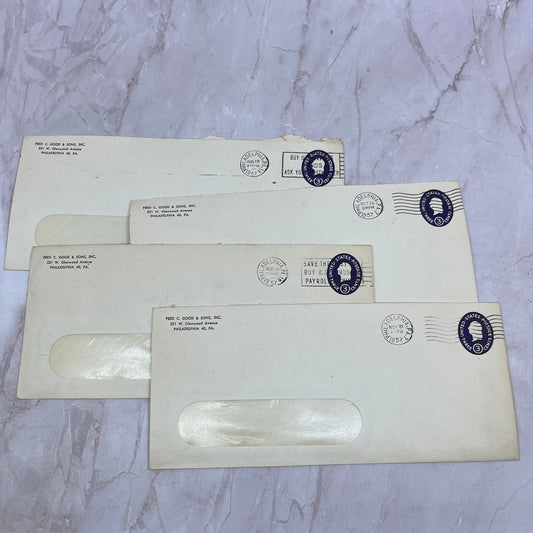 1950s Lot of Fred C. Good & Sons Inc Philadelphia PA Envelopes L4-4-16