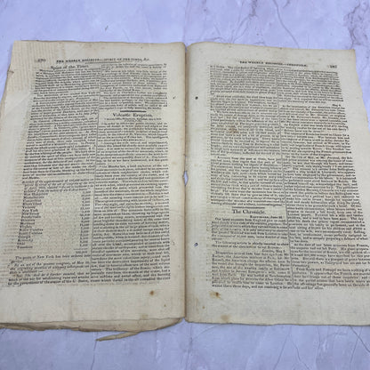 Baltimore Weekly Register June 27, 1812 - War of 1812 Madison Proclamation AF9-6