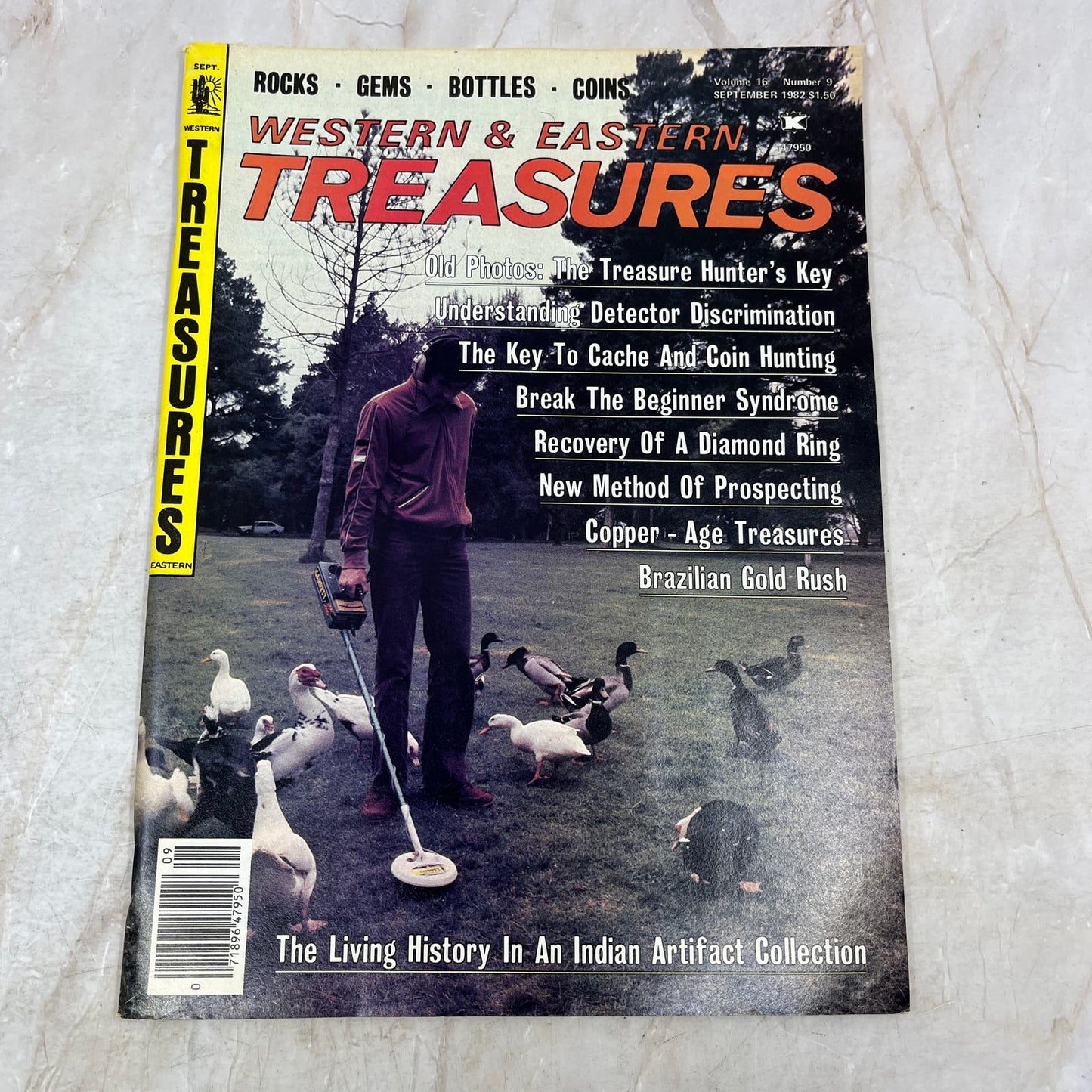 1982 Sept - Western & Eastern Treasures Magazine - Treasure Hunting Gold M13