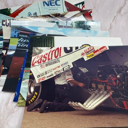 c2000 Lot of 7 Car Auto Racing Photos Nascar Formula 1 - 11x14" FL6-2