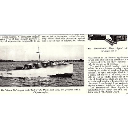 55 Foot Cruiser by Consolidated for De Courcy L. Hard 1932 Photo AG2-7