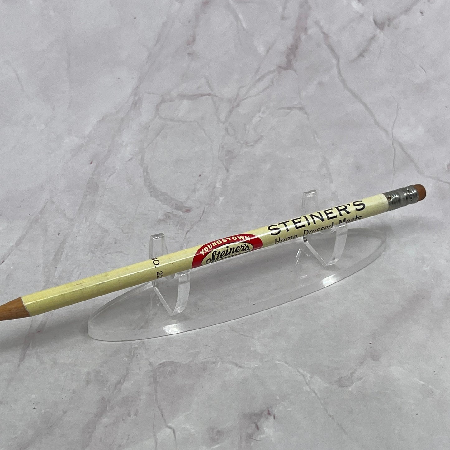 Vintage Steiner's Home Dressed Meats Youngstown No. 220-2 Pencil TC5-PN1