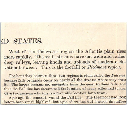 The Lehigh Water Gap Near Mauch Chunk PA 1901 Engraving AF2-P2