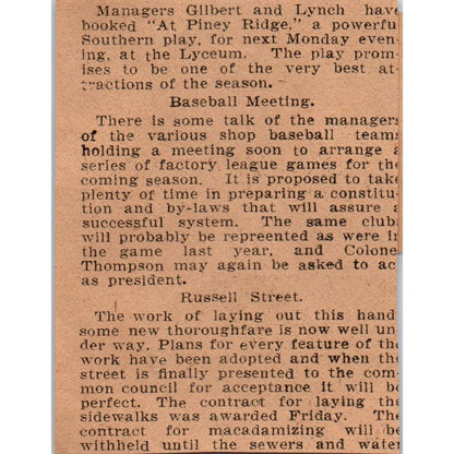 H.E. Patten's Dye House Hartford 1901 Newspaper Ad AD8-HS5