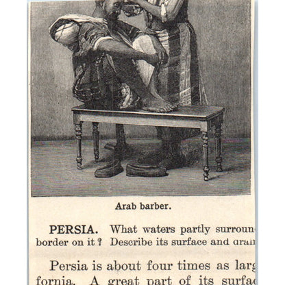 Persian Woman 1901 Engraving AF2-P1