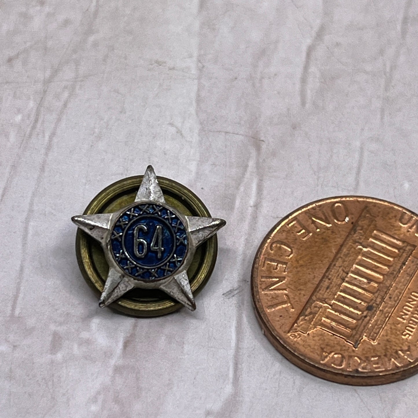 Vintage American Legion 1964 Membership Star Pin Pinback SF4