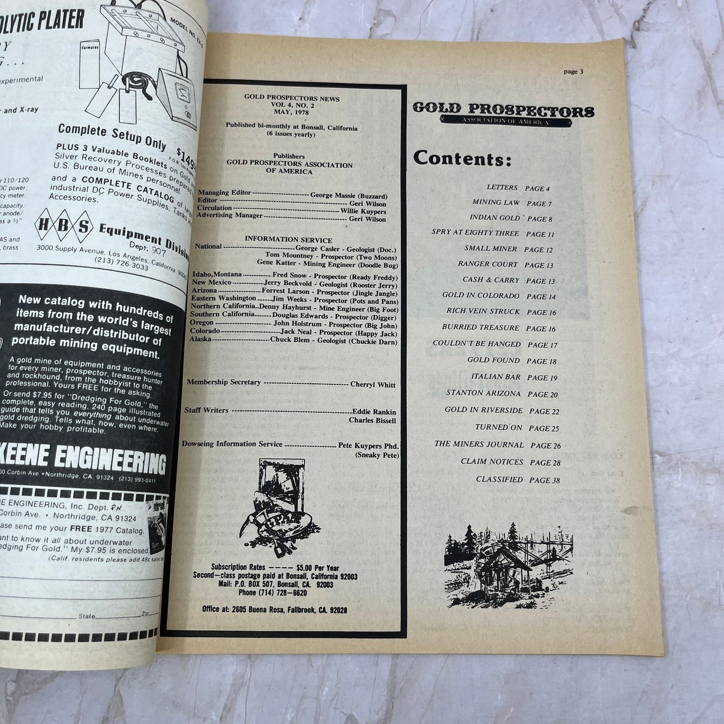 1978 May - Gold Prospecting News Magazine - Treasure Hunting Prospecting M11