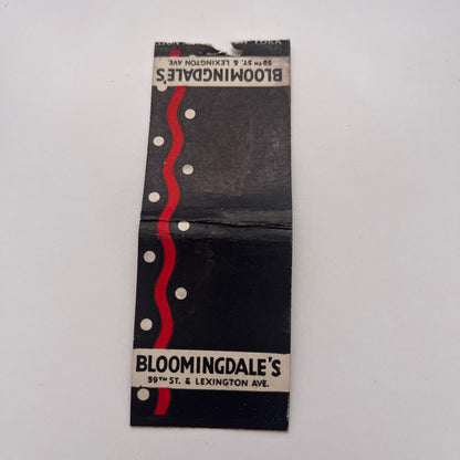 Bloomingdale's 59th St Lexington Ave NY Vintage Matchbook Cover TB8-MB-3