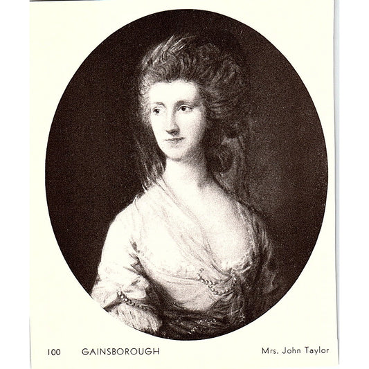 Mrs. John Taylor - Gainsborough Vintage Art Print 3x4 V12