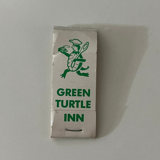 Green Turtle Inn Restaurant Islamorada Florida Slim Vintage Matchbook SC4-R7