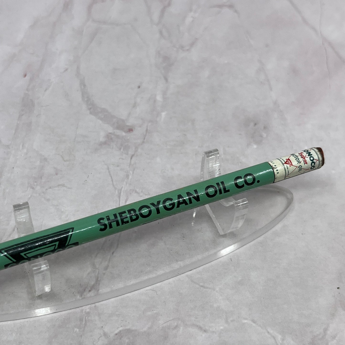 Vintage Sheboygan Oil Co Conoco Sheboygan WI Advertising Pencil TC5-PN1