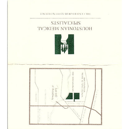 Podiatry Kenrick J. Dennis, D.P.M. Houston TX, Vintage Business Card SB4-B2