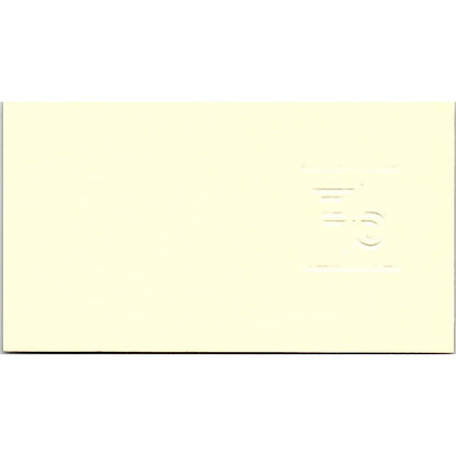 Melissa McCloskey Deyo-Fawcett Ins Services Houston Vintage Business Card SD9-B6