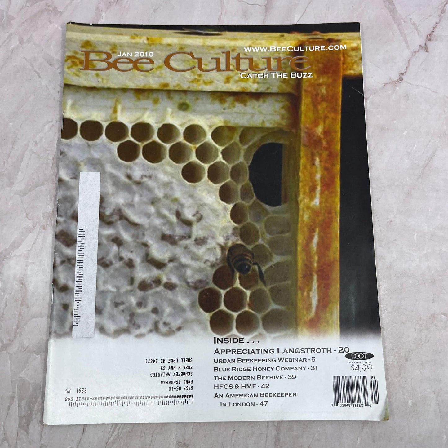 2010 Jan - Bee Culture Magazine - Bees Beekeeping Honey M32
