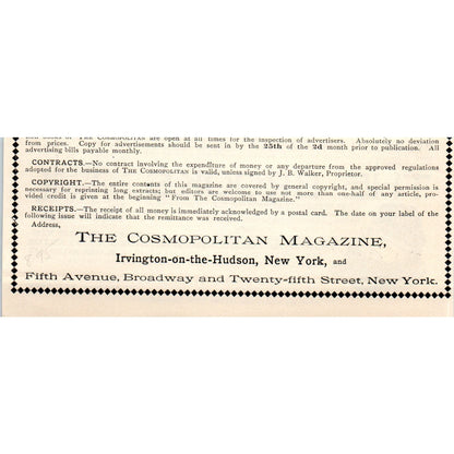 The Brooks Typewriter Company NY c1905 Original Magazine Advertisement AE7-A3