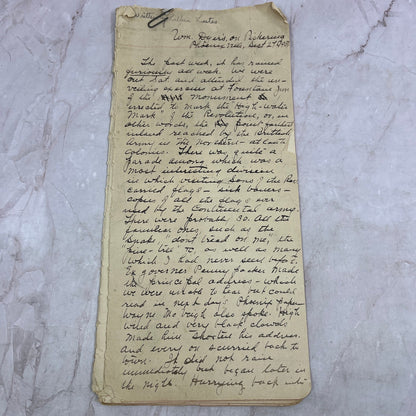 1907 Letter Lillian Lutes Wm. Dyer On Pickering-Ford Phoenixville PA D23