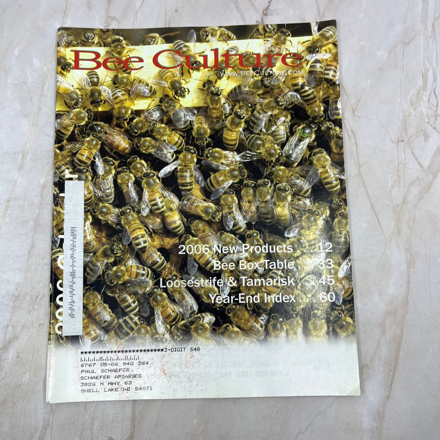 2005 Dec - Bee Culture Magazine - Bees Beekeeping Honey M9