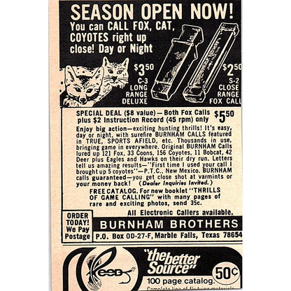 LL Bean Spring Catalog Promo 1977 Ad AF6-M2