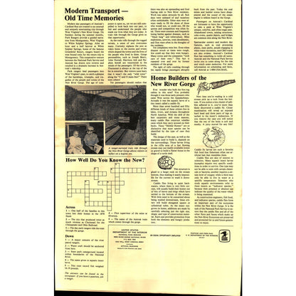 1986 New River Gorge National Park Newspaper V1-1