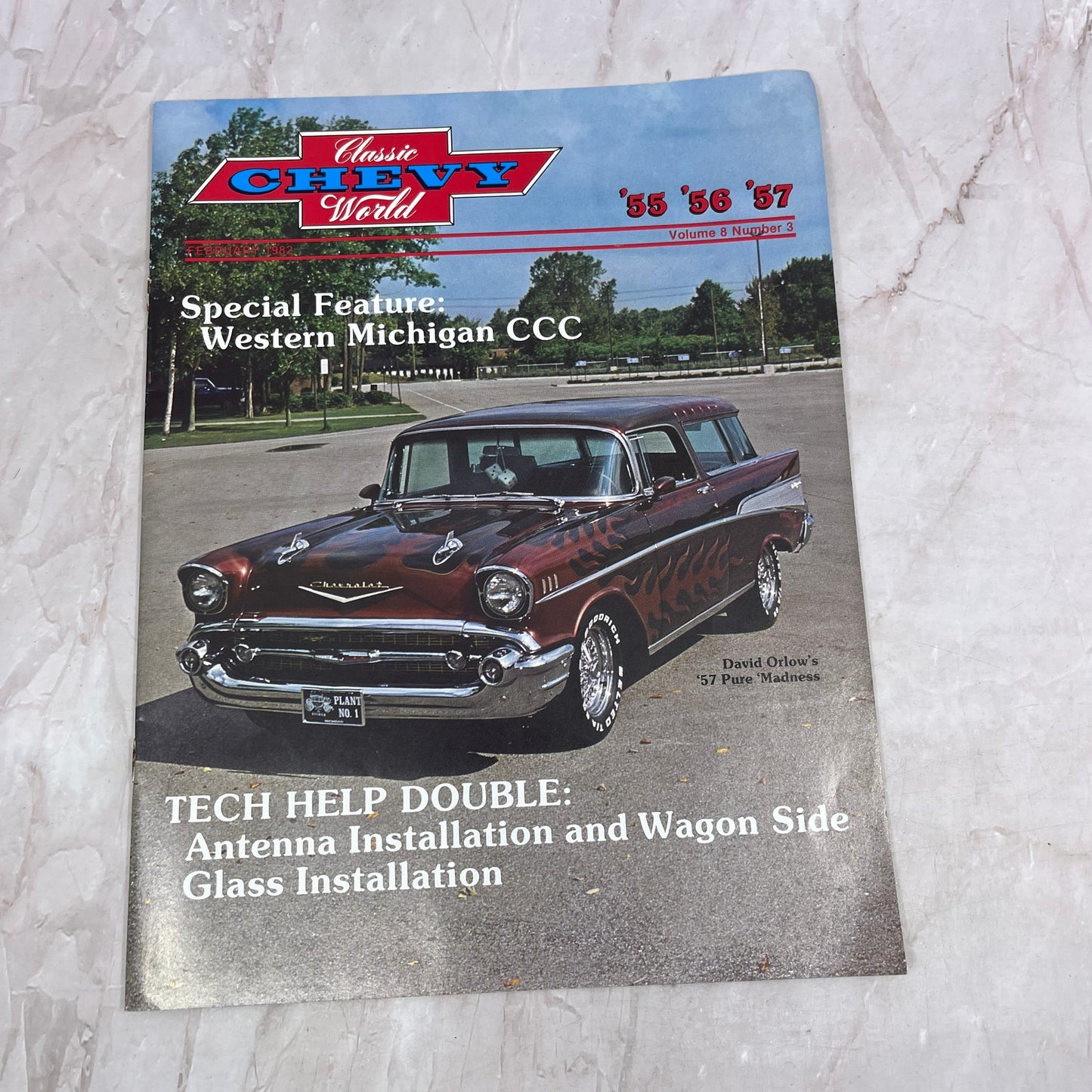Antenna Installation - '55, '56, '57 Classic Chevy World Magazine - Feb 1982 M29