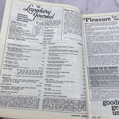 Butterfly in Flint - Lapidary Journal Magazine - Jul 1977 M28