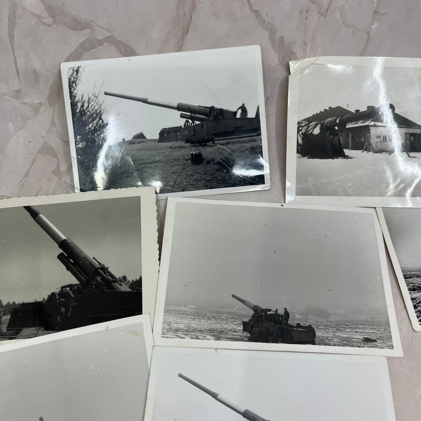 Lot of 14 Original 280mm Artillery Photos Postwar Germany c1954 Army TG7-AP2