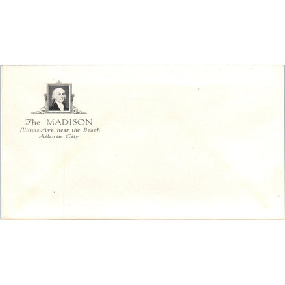 The Madison Hotel Atlantic City New Jersey Antique Envelope AD8-R4