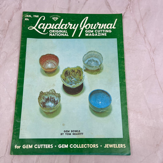 Gem Bowls by Tom Neavitt - Lapidary Journal Magazine - Jan 1968 M28