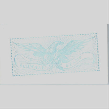 Schwaab Stamp Company Houston TX Vintage Business Card SE3-B5