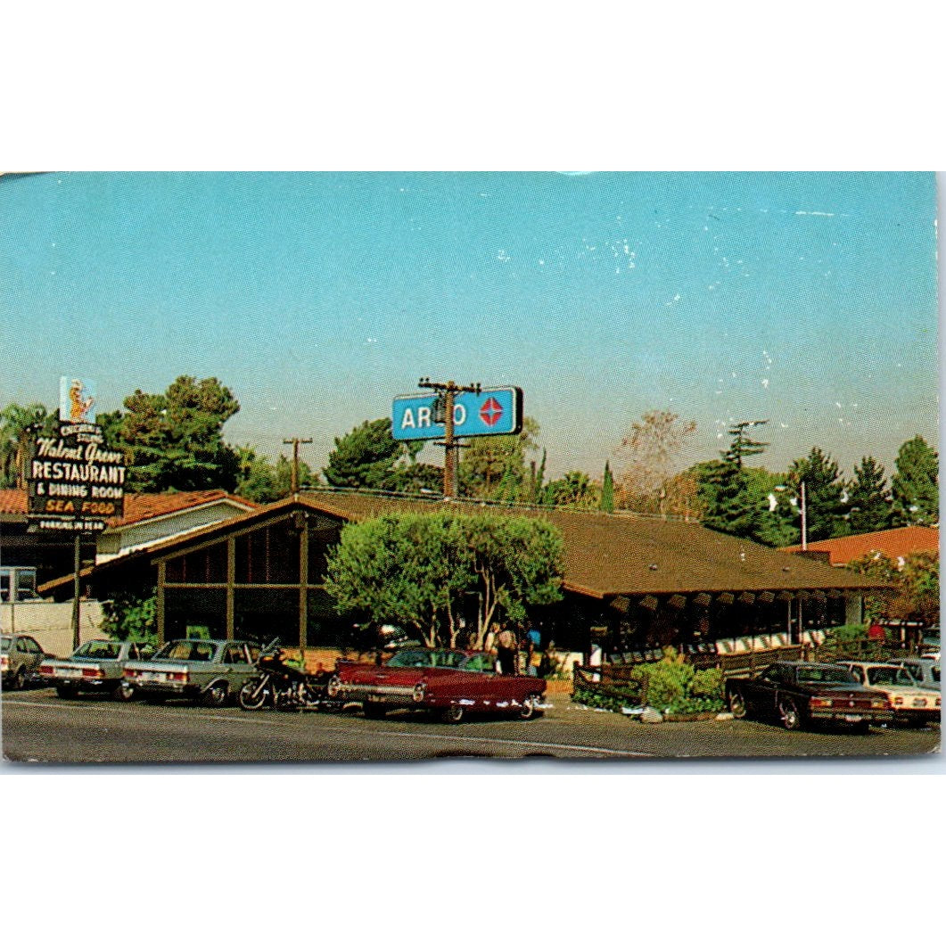 Walnut Grove Restaurant & Bakery San Juan Capistrano CA Vtg Business Card SD8-B6