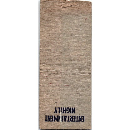 Jimmy's Riverside Club Merrill WI Vintage Matchbook Cover SF3-Y5
