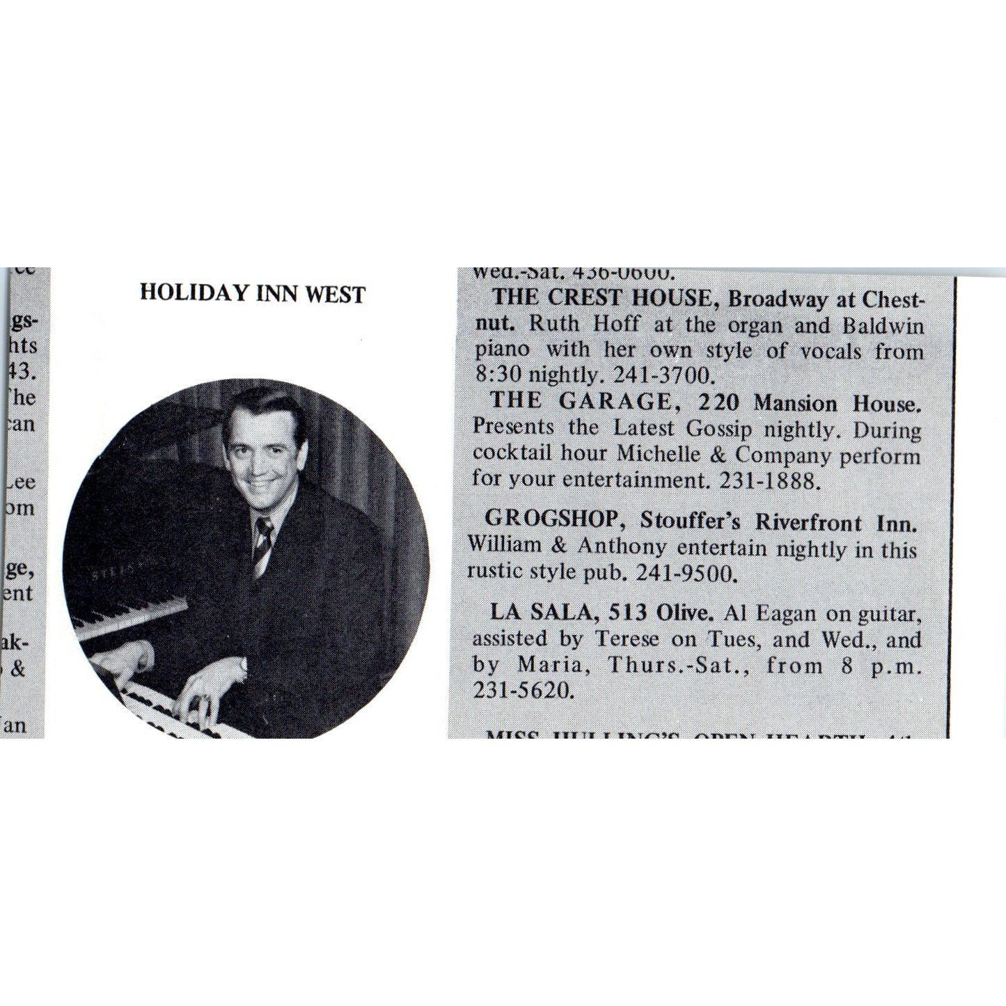 Palace Car Restaurant S. Wharf Levee St. Louis 1971 Magazine Ad AD8-H4