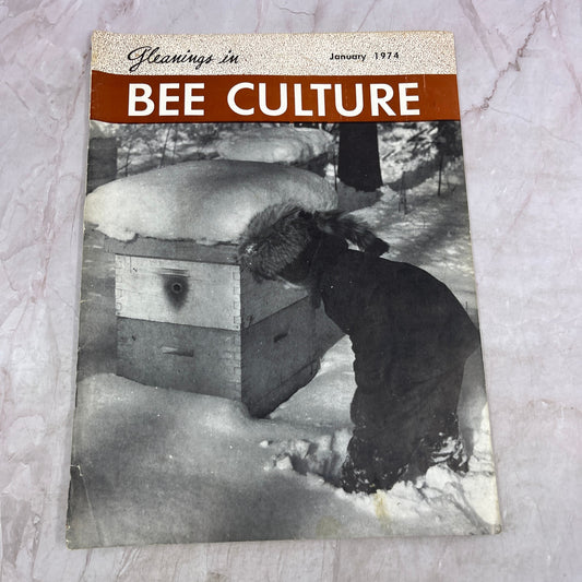 1974 Jan - Gleanings in Bee Culture Magazine - Bees Beekeeping Honey M33