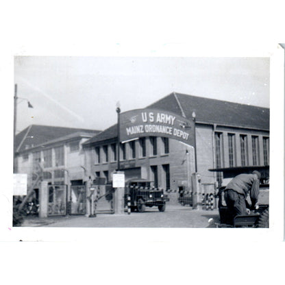 US Army Mainz Ordnance Depot c1954 Army Photo AF1-AP1