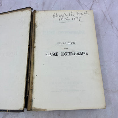 1879 The Origins of Contemporary France Les Origines France Contemporaine TA9-B9