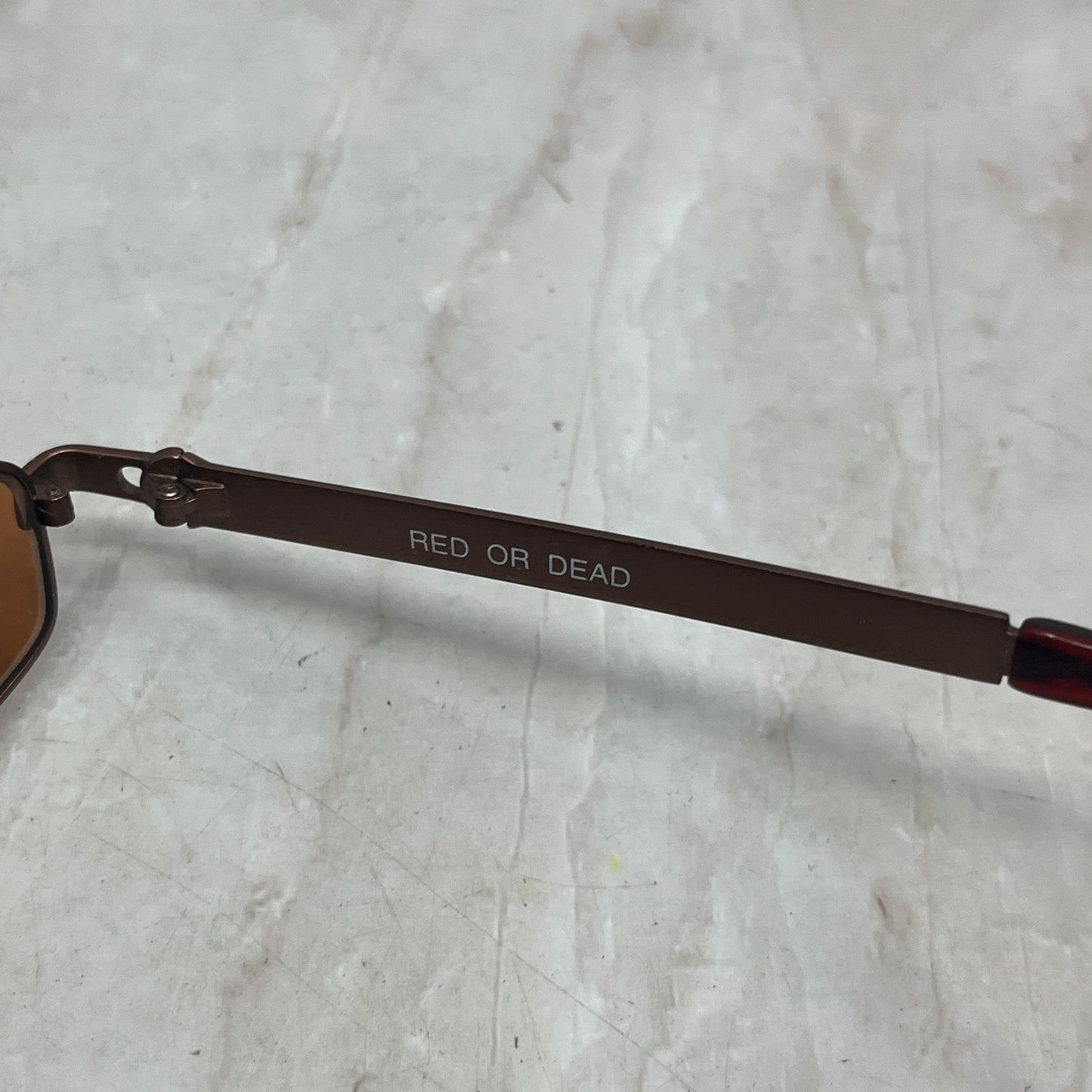 Vtg Copper Tone Red or Dead Soldered Burr Sunglasses Eyeglasses Frames TG7-G5-6
