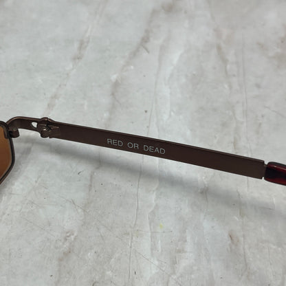 Vtg Copper Tone Red or Dead Soldered Burr Sunglasses Eyeglasses Frames TG7-G5-6