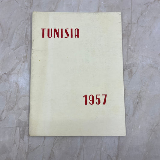 1957 Tunisia Tunisian Government Tourist and Fact Guide Booklet TI9-P1