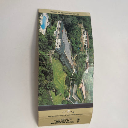 Wonder View Motor Lodge Bar Harbor ME Vintage Matchbook Cover TB8-MB-15