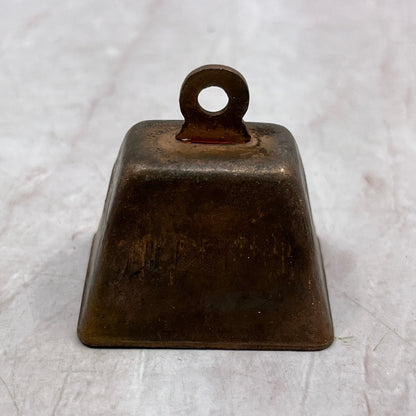 Vintage Small Copper Cowbell Pennsylvania Dutch SF4